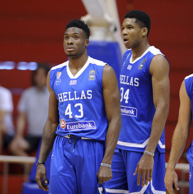 How Giannis and Thanasis Antetokounmpo served in the Greek