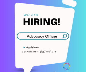 Job Opening at Generation 2.0 RED: Advocacy Officer